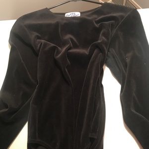 Vintage Velvet Bodysuit